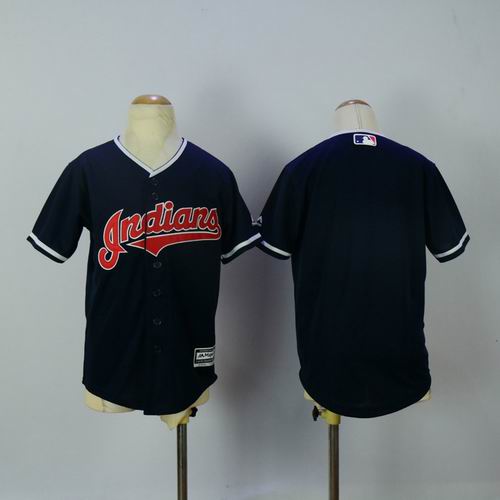 Youth Cleveland Indians blank blue jerseys