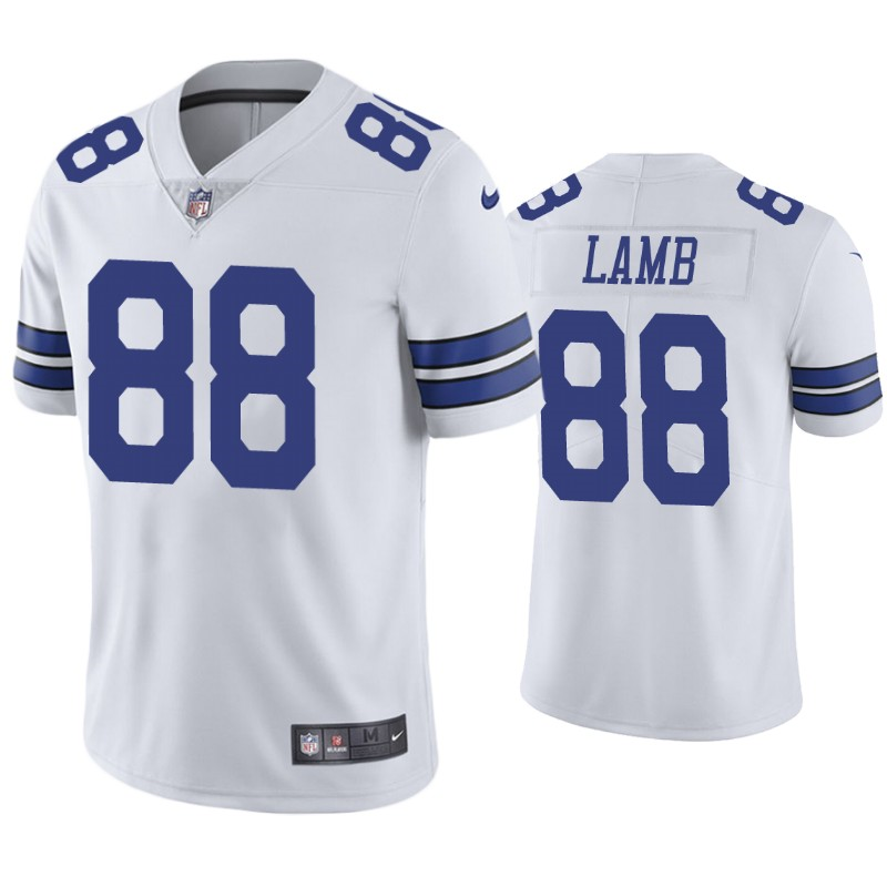 Youth Cowboys #88 CeeDee Lamb White NFL Vapor Untouchable Limited Jersey