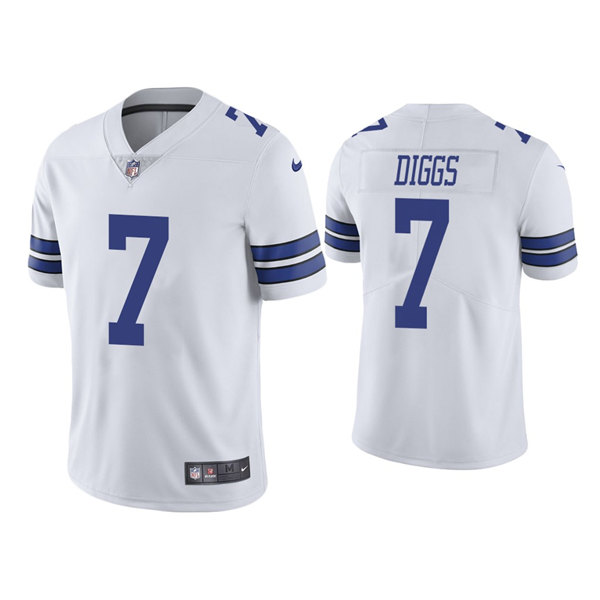 Youth Dallas Cowboys #7 Trevon Diggs White Vapor Untouchable Limited Stitched Jersey