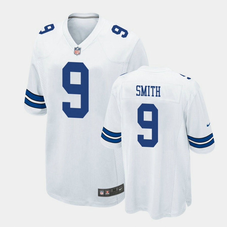 Youth Dallas Cowboys #9 Jaylon Smith White Jersey