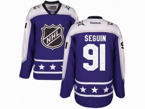 Youth Dallas Stars #91 Tyler Seguin Purple Central Division 2017 All-Star NHL Jersey