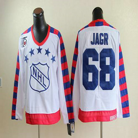Youth Flyers #68 Jaromir Jagr White All Star CCM Throwback 75TH Stitched NHL Jersey