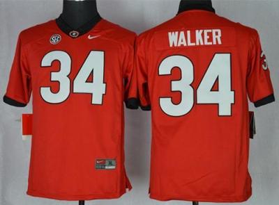 Youth Georgia Bulldogs 34 Herschel Walker Red Stitched NCAA Jersey