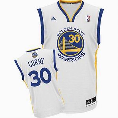 Youth Golden State Warriors #30 Stephen Curry Home Jersey white