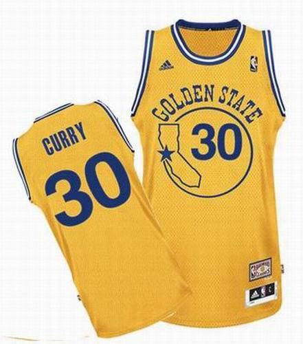 Youth Golden State Warriors #30 Stephen Curry yellow jerseys