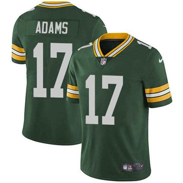 Youth Green Bay Packers #17 Davante Adams Green Vapor Untouchable Stitched Jersey