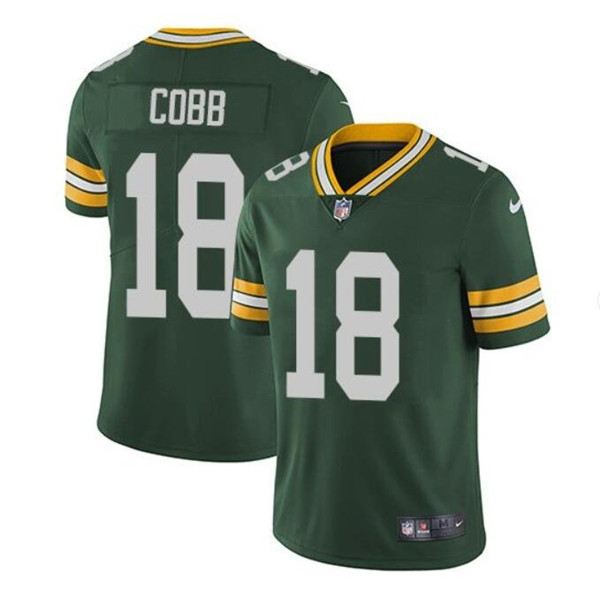 Youth Green Bay Packers #18 Randall Cobb Green Vapor Untouchable Stitched Jersey