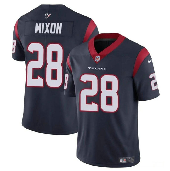 Youth Houston Texans #28 Joe Mixon Navy Vapor Untouchable Limited Stitched Football Jersey