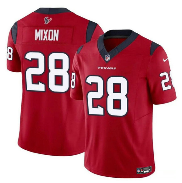 Youth Houston Texans #28 Joe Mixon Red 2024 F.U.S.E Vapor Untouchable Limited Stitched Football Jersey