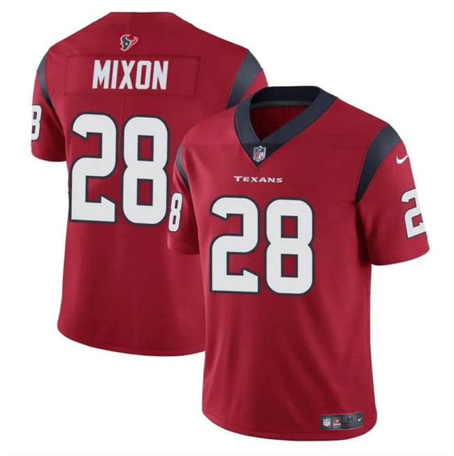 Youth Houston Texans #28 Joe Mixon Red Vapor Untouchable Limited Stitched Football Jersey