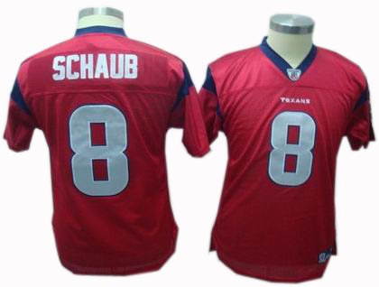 Youth Houston Texans #8 Matt Schaub Jersey RED