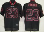 Youth Houston Texans 23 Foster lights Out black Jerseys