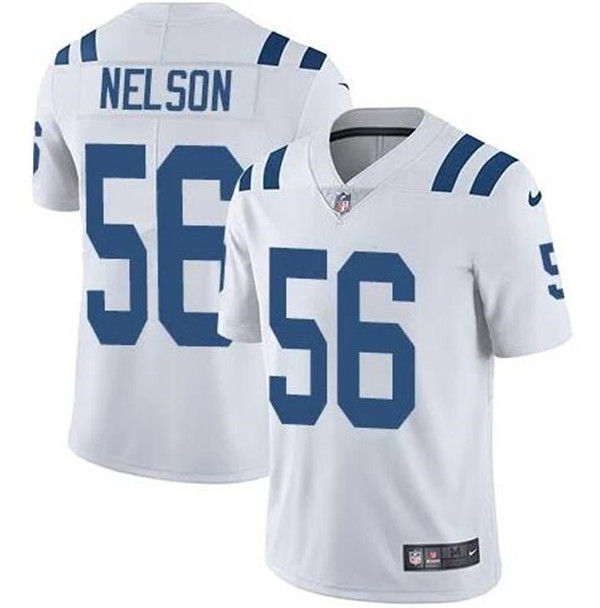 Youth Indianapolis Colts #56 Quenton Nelson White Vapor Untouchable Limited Stitched Football Jersey