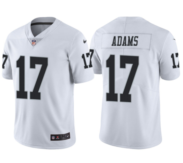 Youth Las Vegas Raiders #17 Davante Adams White Vapor Untouchable Limited Stitched NFL Jersey