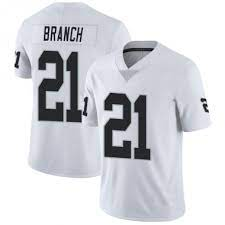 Youth Las Vegas Raiders #21 Cliff Branch White vapor Limited Jersey