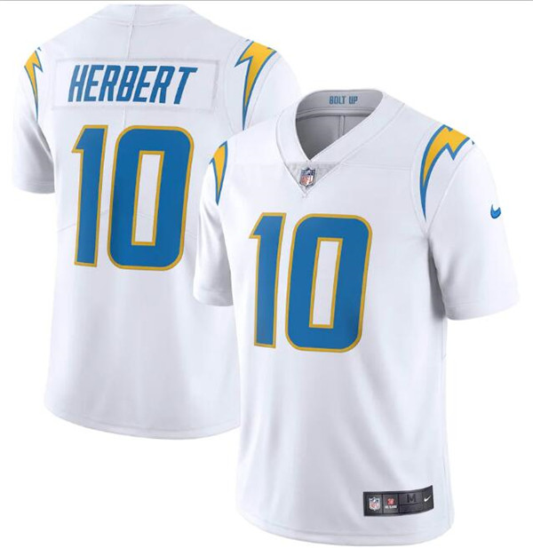 Youth Los Angeles Chargers #10 Justin Herbert White Vapor Untouchable Limited Stitched Jersey