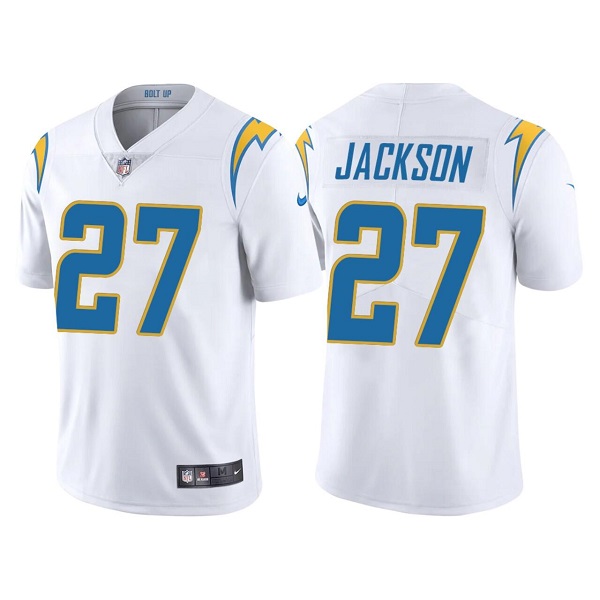Youth Los Angeles Chargers #27 J.C. Jackson White Vapor Untouchable Limited Stitched Jersey