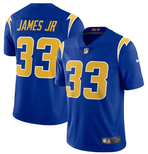 Youth Los Angeles Chargers #33 Derwin James JR Royal Vapor Untouchable Limited Stitched Jersey