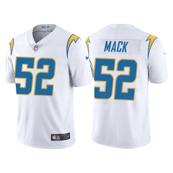 Youth Los Angeles Chargers #52 Khalil Mack White Vapor Untouchable Limited Stitched Jersey