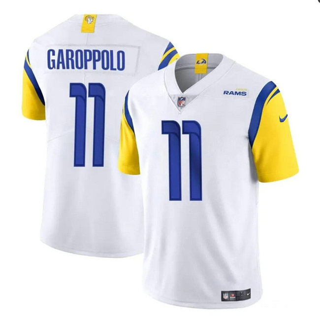 Youth Los Angeles Rams #11 Jimmy Garoppolo White Vapor Untouchable Stitched Football Jersey
