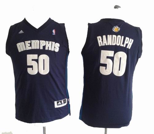 Youth Memphis Grizzlies 50# Zach Randolph dk blue Revolution 30 jerseys