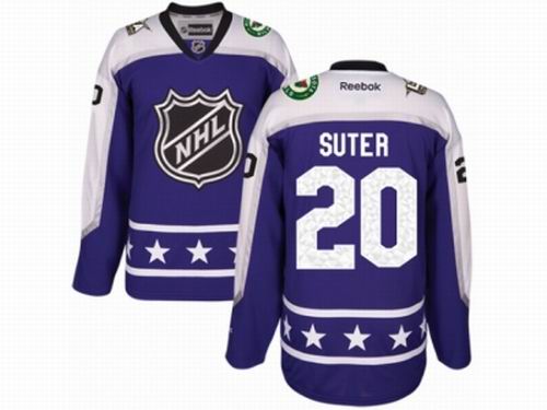 Youth Minnesota Wild #20 Ryan Suter Purple Central Division 2017 All-Star NHL Jersey