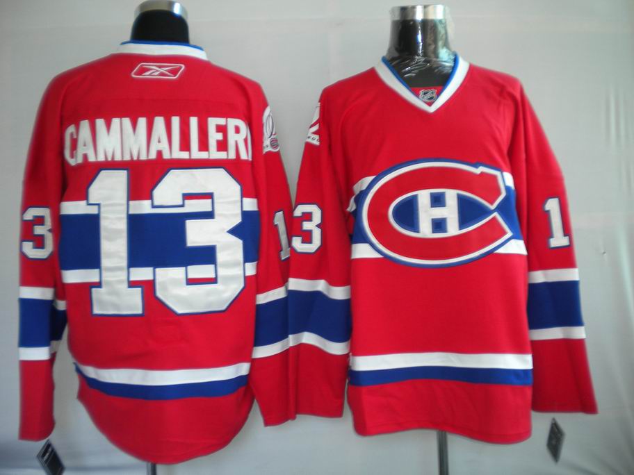 Youth Montreal Canadiens #13 CAMMALLERI Red