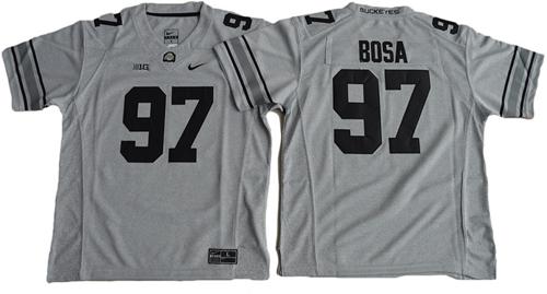 Youth NCAA Ohio State Buckeyes #97 Joey Bosa grey Jersey