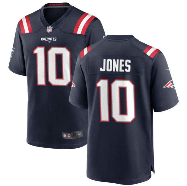 Youth New England Patriots #10 Mac Jones Navy 2021 Jersey
