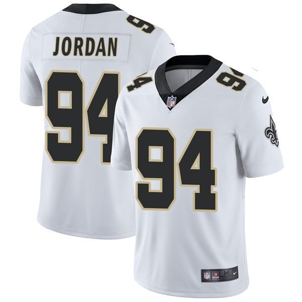 Youth New Orleans Saints #94 Cameron Jordan White Vapor Untouchable Limited Stitched Jersey