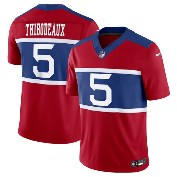 Youth New York Giants #5 Kayvon Thibodeaux Century Red Alternate Vapor F.U.S.E. Limited Stitched Football Jersey