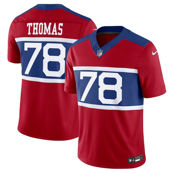 Youth New York Giants #78 Andrew Thomas Century Red Alternate Vapor F.U.S.E. Limited Stitched Football Jersey