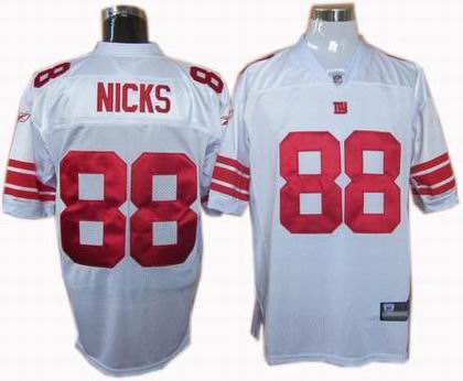 Youth New York Giants #88 Hakeem Nicks Jerseys white