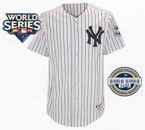 Youth New York Yankees #55 Matsui Home Jersey w2009 World Series Patch WITHE