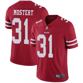 Youth Nike 49ers 31 Raheem Mostert Red Limited Jersey