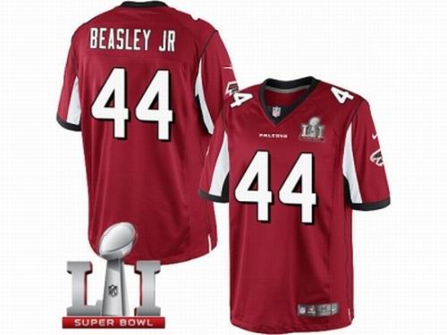 Youth Nike Atlanta Falcons #44 Vic Beasley Limited Red Team Color Super Bowl LI 51 Jersey