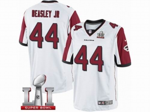 Youth Nike Atlanta Falcons #44 Vic Beasley Limited White Super Bowl LI 51 Jersey