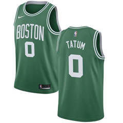 Youth Nike Boston Celtics #0 Jayson Tatum Green NBA Swingman Jersey
