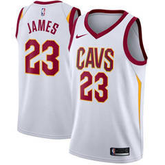 Youth Nike Cleveland Cavaliers #23 LeBron James White NBA Swingman Jersey