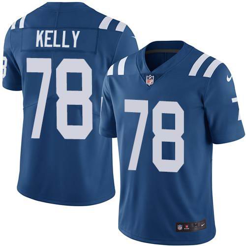 Youth Nike Colts #78 Ryan Kelly Royal Blue Team Color  Vapor Untouchable Limited Jersey