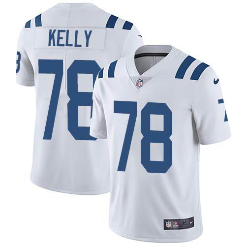 Youth Nike Colts #78 Ryan Kelly White  Vapor Untouchable Limited Jersey