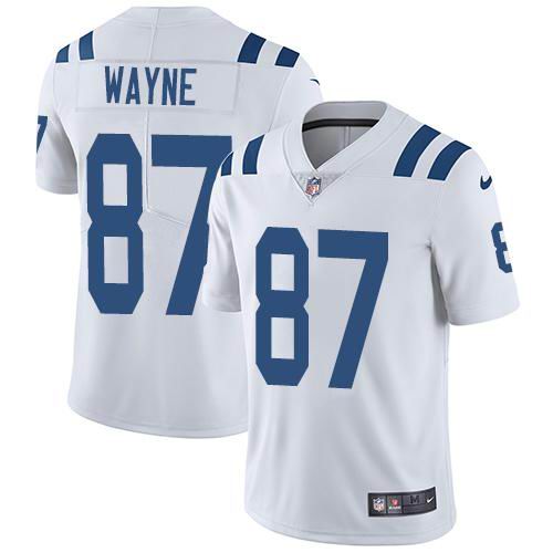 Youth Nike Colts #87 Reggie Wayne White  Vapor Untouchable Limited Jersey