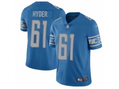 Youth Nike Detroit Lions #61 Kerry Hyder Vapor Untouchable Limited Light Blue Jersey