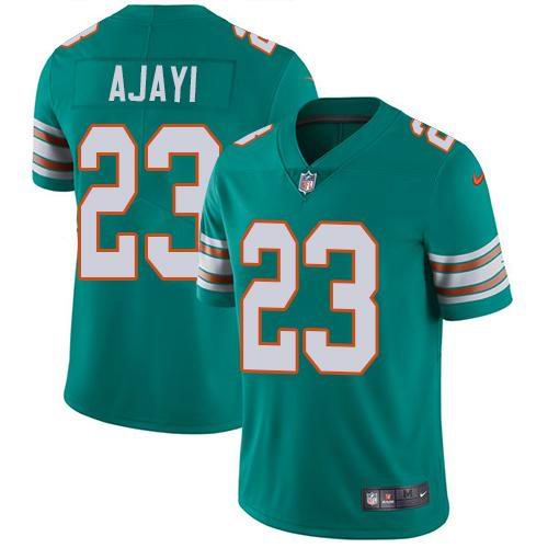 Youth Nike Dolphins #23 Jay Ajayi Aqua Green Alternate  Vapor Untouchable Limited Jersey