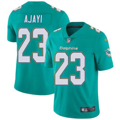 Youth Nike Dolphins #23 Jay Ajayi Aqua Green Team Color  Vapor Untouchable Limited Jersey
