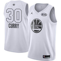 Youth Nike Golden State Warriors #30 Stephen Curry White NBA Jordan Swingman 2018 All-Star Game Jersey
