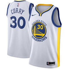 Youth Nike Golden State Warriors #30 Stephen Curry White NBA Swingman Jersey