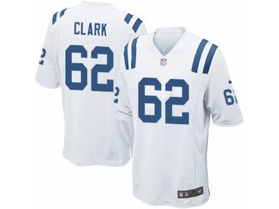 Youth Nike Indianapolis Colts #62 Le'Raven Clark Game White NFL Jersey