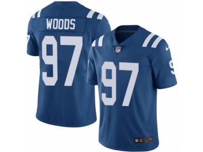 Youth Nike Indianapolis Colts #97 Al Woods game blue Jersey