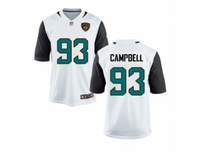 Youth Nike Jacksonville Jaguars #93 Calais Campbell white game Jersey